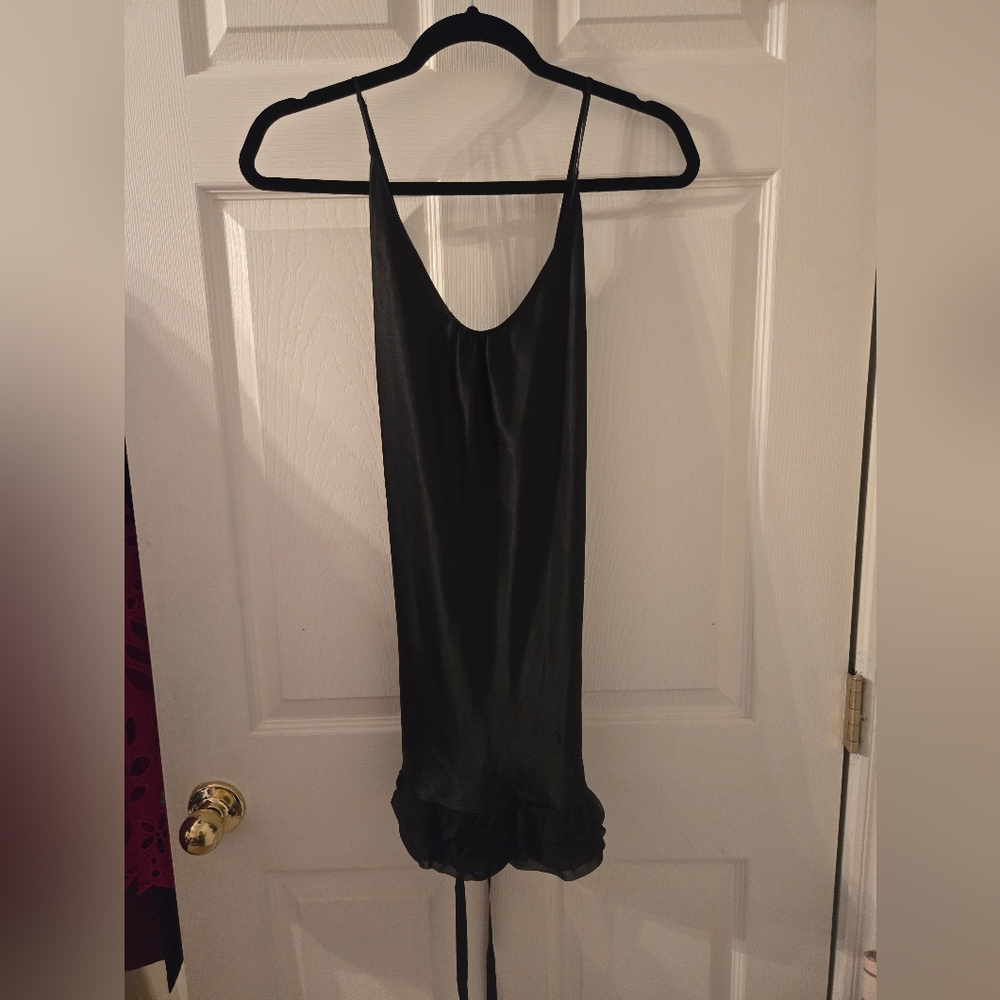 NWT Victoria's Secret size Medium Black Nighty or Slip
